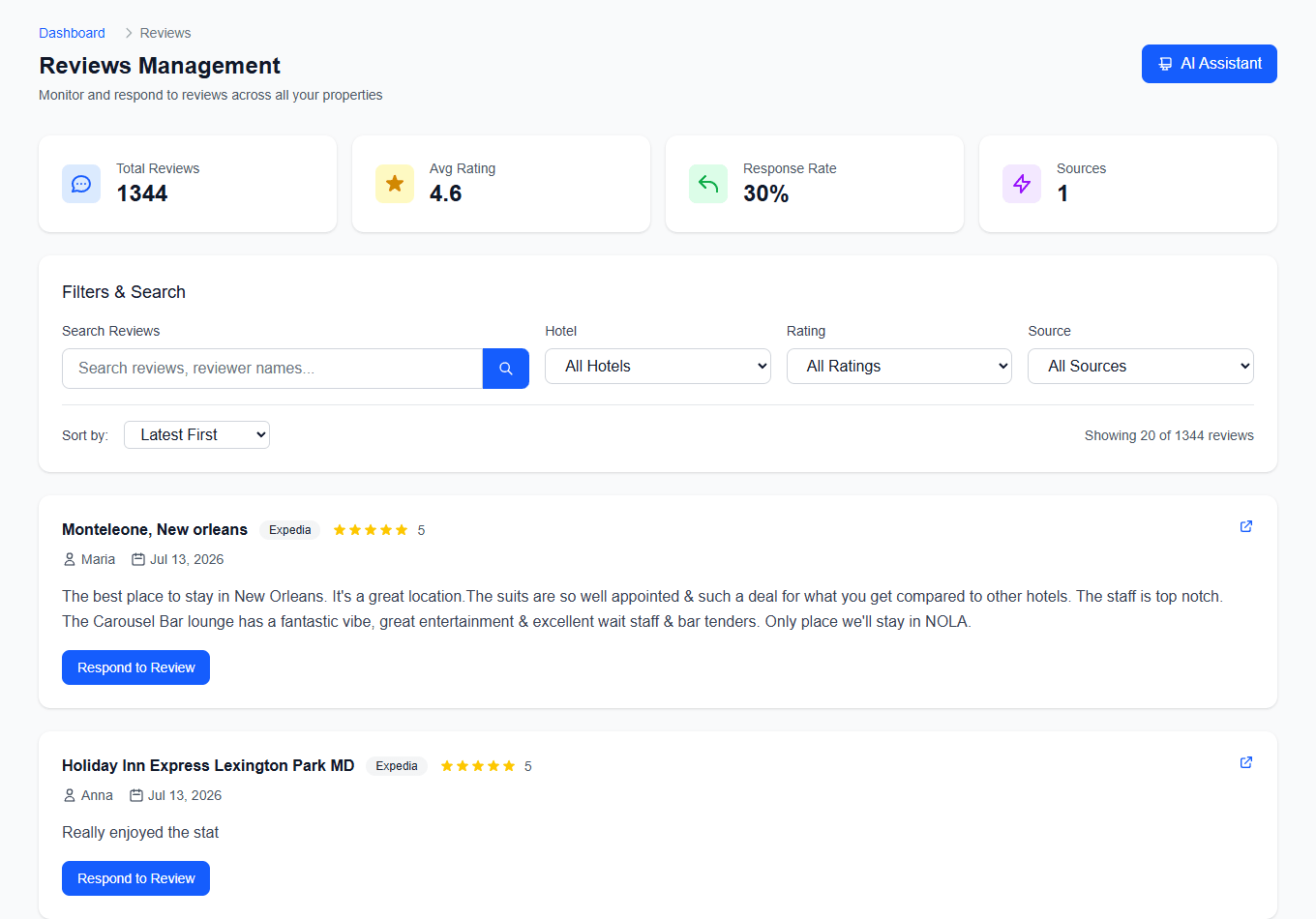 Halo GSS: Reviews Management