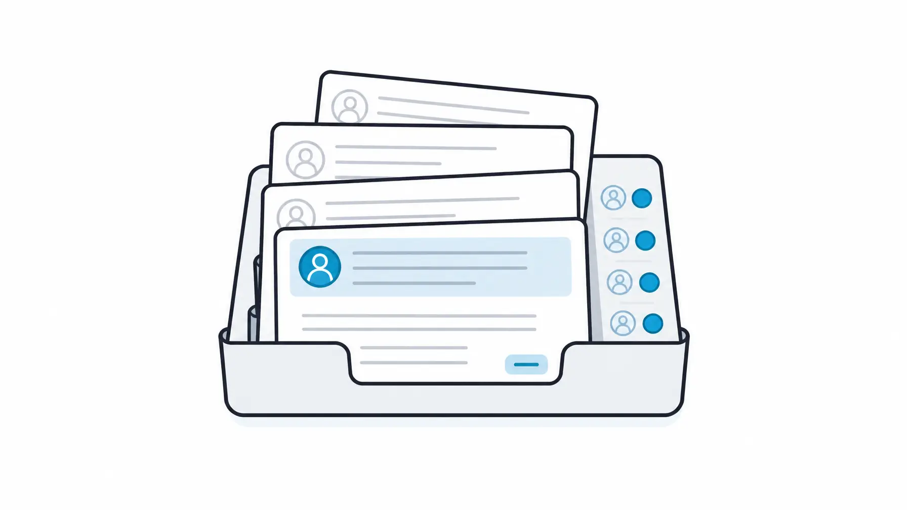 Hotel online reviews image showing a centered review coverage tray with guest comment slips and response status details.